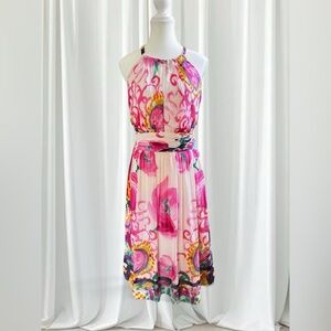 Suzi Chin for Maggy Boutique Silk Halter Dress – Size 14